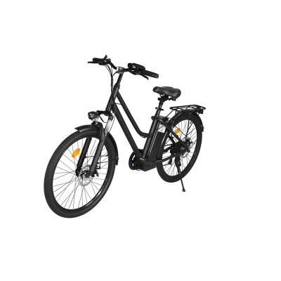 China China factory 36V 350Watt E-bike 10Ah lithium battery alloy 26 inch big city electric bike for sale