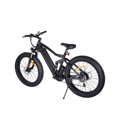 China Factory Wholesale Aluminum Alloy 26 Inch Tire Mountain E-Bike 48V 10Ah Battery Fat Shock Absorption Electric Bicycle for sale