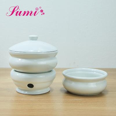 China Restaurant Tableware White Ceramic Cheap Soup Tureen With Cover For For Hotel for sale