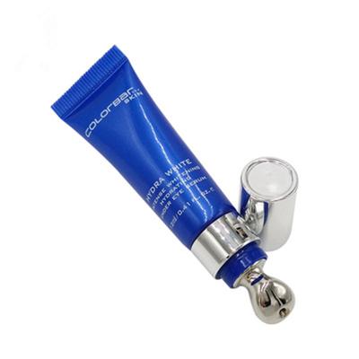 China 2021 cosmetics new plastic cosmetic tube with zinc alloy applicator for eye cream for sale