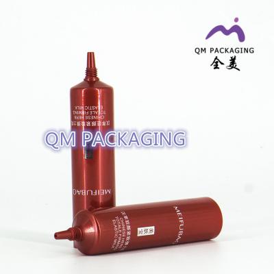 China High quality cosmetic soft 5ml PE cosmetic tube with long spout for eye cream for sale