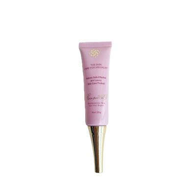 China High Quality Pink Soft Gel Packaging 15ml PE Cosmetic Tube For Eye Cream for sale