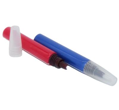 China Nail Products Elegant Design Cosmetic Tube With Brush Applicator for sale