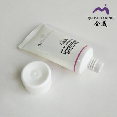 China Empty White PE Lotion Soft Tube 100ml 120ml 150ml With White Lid For Face Cleaning for sale