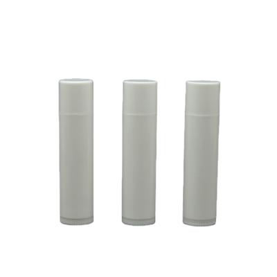 China High quality empty cheap price lipstick black 5g lip balm plastic lip balm container for sale