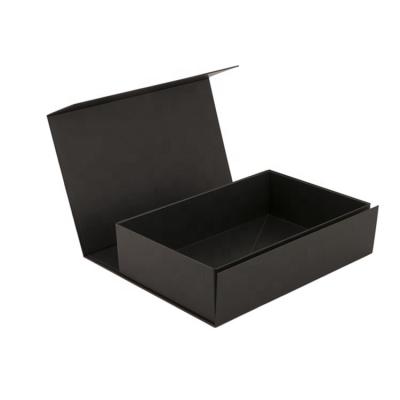 China Matt Black Foldable Carton Box, kundenspezifische steife Länge des Papierkasten-160mm mit Magneten zu verkaufen