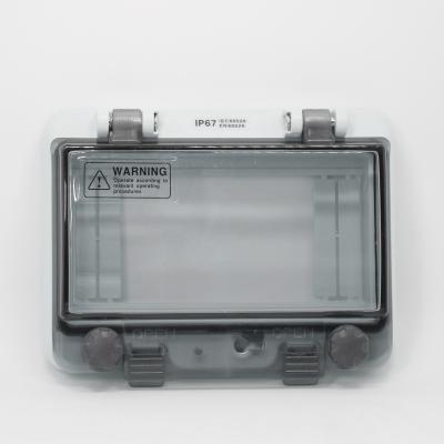 China High impact transparent ABS IP67 touch protection window cover, distribution box monitor window box for sale