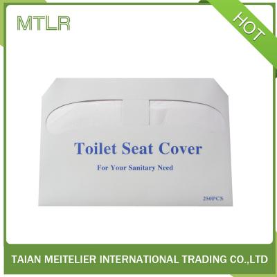 China Disposable Flushable Toilet Seat Cover Paper 1/2 TIMES for sale