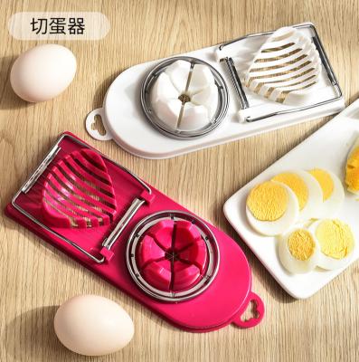 China Viable Home Instruments Plastic Body Stainless Steel Blade Egg Slicer for sale