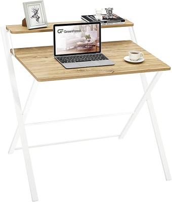 China Study Desk Zhejiang Computer Workstation Laptop Table Folding Folding Reading Desk (Other) Adjustable White Ergonomic Small Computer for sale