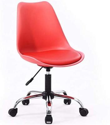 China (Size) Cheap Modern Wholesale Adjustable Height Swivel Bar Hot Selling Adjustable Chair With Wheels Office Task Armless Chair Mid-Back for sale