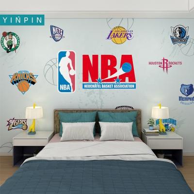 China Waterproof+ECO-Friendly Cartoon Basketball Mural Wallpaper for Home Decoration for sale