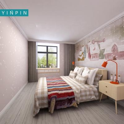 China Waterproof+ECO-Friendly Cartoon Snow 3d Home Wallpaper Decorative For Kids Room for sale