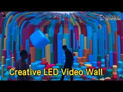 Cube Creative LED Video Wall Full Color High Brightness 4 Sides Indoor