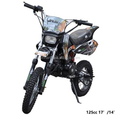 China 14+ Electric Start 125cc 4 Stroke Sexy Adult Racing Dirt Bike for sale