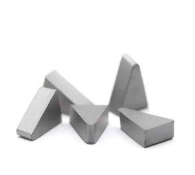 China 100% CNC  Brazed Insert YG6X Tungsten Carbide Insert Bit Custom Welding Tips Triangle for sale