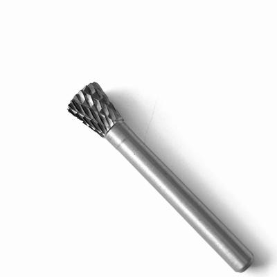 China SN-4 Tungsten Carbide Burr Inverted Cone Shape With 1/4'' Shank For Die Grinder Drill Bit for sale