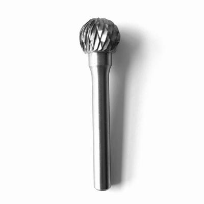 China Carbide Ball Deburring Double Cut Burr Bits Drill Bits 1/4 Inch Carbide Burr For Die Grinder for sale