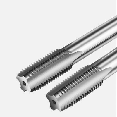 China UNF Machine Tap 4 Flutes M10 1.25 Tap Straight Fluted Solid Carbide Tap Internal Cooling for sale