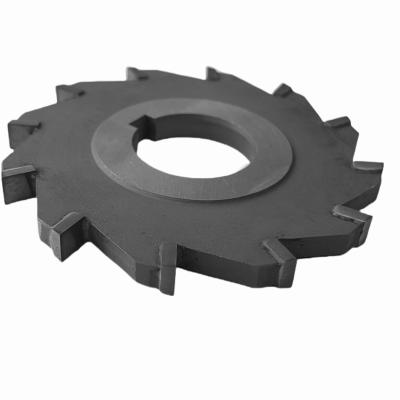 China 100 × 8×32mm Arbor Hole Side Milling Cutter 12 Tooth Carbide Tipped Circular Saw Blade Cutter for sale