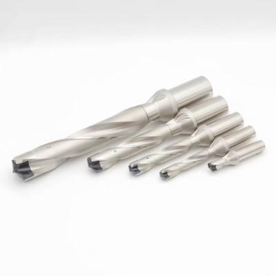 China Carbide Spiral Crown Drill Bit Indexable Tungsten Lathe Drill Bits For Metalwork for sale