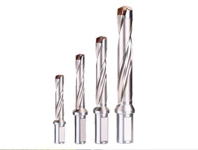 China 8D Spiral Carbide Crown Drill Bit Tungsten Steel Spiral Flute Drill Bit Indexable for sale