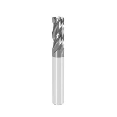 China HRC60 HRC65 Steel End Mill For Hardened Steel Carbide Corner Radius Naco4 Coated for sale