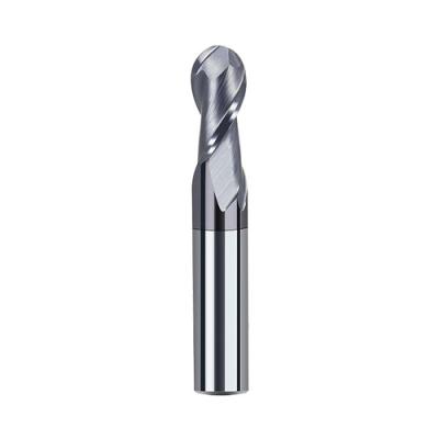 China Precision 2 Flute Solid Carbide End Mill For Carving And Milling for sale