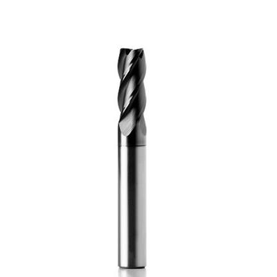 China 4 Flute Steel End Mill  35 Degree Helix Angle AITiSiN Coated End Mills For Steel 8mm Shank for sale