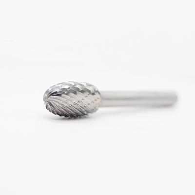 China SE-5 Carbide Burr Die Grinder Bit Tungsten Carbide Burr Rotary File Ovale vorm op 1/4 