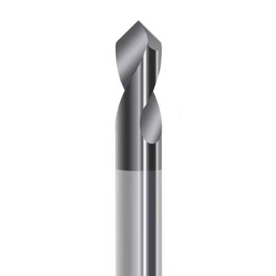 Cina HRC45 2 flauti AITiN NC Spotting Drill Bit Precision Machining Solid Carbide Drill Bit in vendita