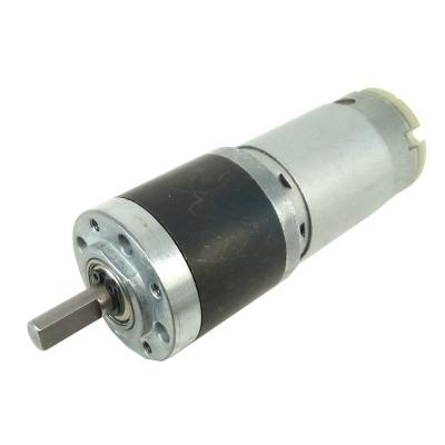 China 12 Volt Totally Enclosed 24 Volt Low DC Power Motor Gear China Kickback 32Mm Planetary Gearbox Motors for sale