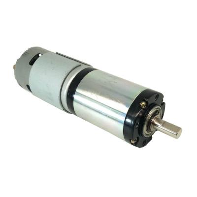 China Small Powerful 12V 24V DC Carbon Brush Motor High Speed ​​Gearbox Electric Motors Purchase Totally Enclosed With Gearbox for sale