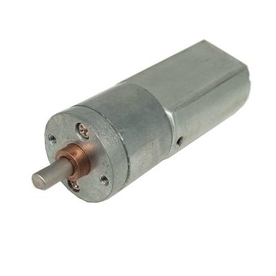 China 15Mm Geared Mini Electric Motor Geared Reducer 3Rpm Totally Enclosed DC Motor for sale