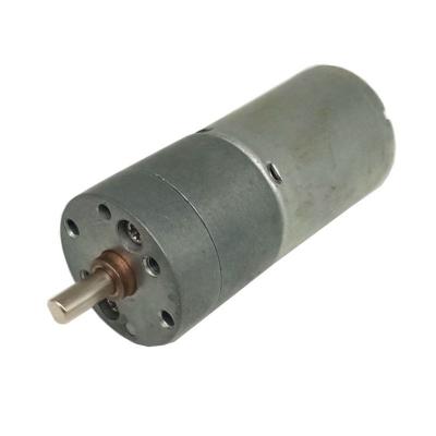 China 3V 6V Micro DC Motor Generator Totally Enclosed Metal Gears 25Mm Small 20Rpm DC Speed ​​Motor for sale