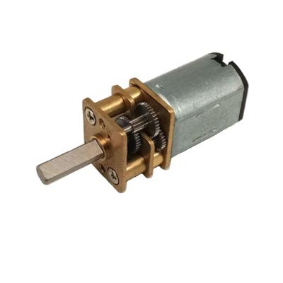 China 12Mm Gear 12V Totally Enclosed Motor For Door Lock 3V Gear Motor 6V N20 Mini Dc Gear Motor for sale