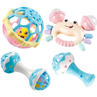 China Improve child's manual ability baby rattle toy teether can be boiled infant newborn baby boys and puzzle early education girls for sale