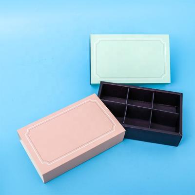 China Recyclable Customized Soft Cookie Macaron Gift Box Cookie Wrapping Paper Drawer Box for sale