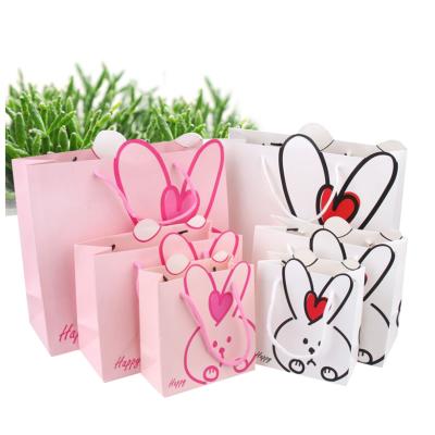 China 2022 Recyclable Hot Sale Custom Clean Logo Kid Gift Small Paper Bags Gift Paper Bags for sale