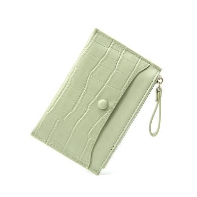 China Simple Multifunctional Zipper Portable New Design Coin Cash Pocket Card Holder Mini Wallet For Ladies Woman for sale