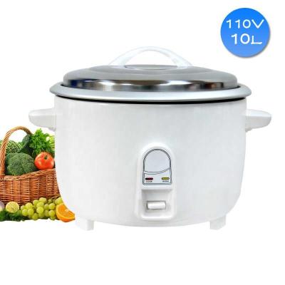 China Large Household Size Rice Cooker 10L 110V Large Mechanical Multifunctional Single Drum Volt 60HZ Marine Rice Cooker for sale