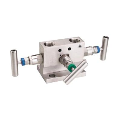 China Instrument Industrial High Pressure Manifolds For Manifolds Direct Needle Valve High Pressure Flang 3 Valve Manifold 3 Valve Manifold for sale