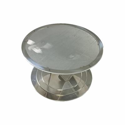 China Home Hotel Restaurant Metal Round Table Fruit Display Rack Metal Cake Stands Fruit Cake Pan For Stand Cake Display Decoration for sale