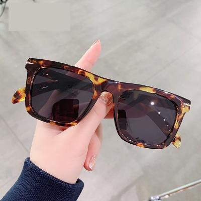 China Men Sunglass 2022 Square LBAshades PC Modern Square Frame Sun Glasses Bliue Light Eye Glass Women Big for sale