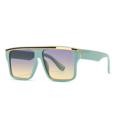 China Square lbashades Trending PC Big Shades Uv400 Oversized Female Sunglasses Fit Shades 2022 Mens for sale