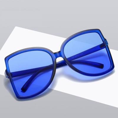 China BUTTERFLY LBAShades Trending Oversized PC Sun Glass Men Women Shades Big Butterfly Sunglasses Anti UV for sale