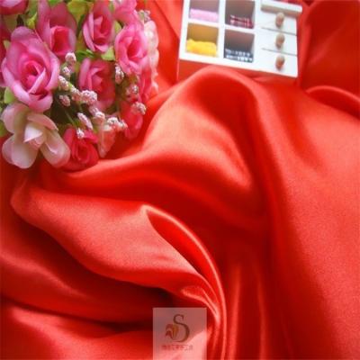 China Evening Dress Wear Fabric Anti-Static Crepe Backed Duchess Twill Satin Jacquard Fabric for sale