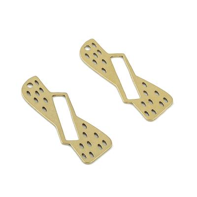 China Nature Jewelry Supplies - Brass Geometric Porous Accessories - Raw Brass Geometric Pendant - Brass Geometric Earring Charms for sale