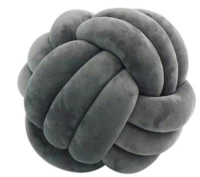 China Anti-Apnea Plush Decoration Cuddle Ball Sofa Bed Round Knot Ball Cushion Modern Home Household Tile for sale