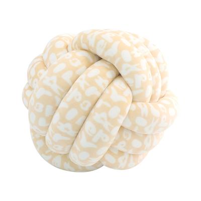 China Anti-Apnea Sofa Bed Round Baby Cuddle Ball Pillow Knot Cushion Household Tile for sale